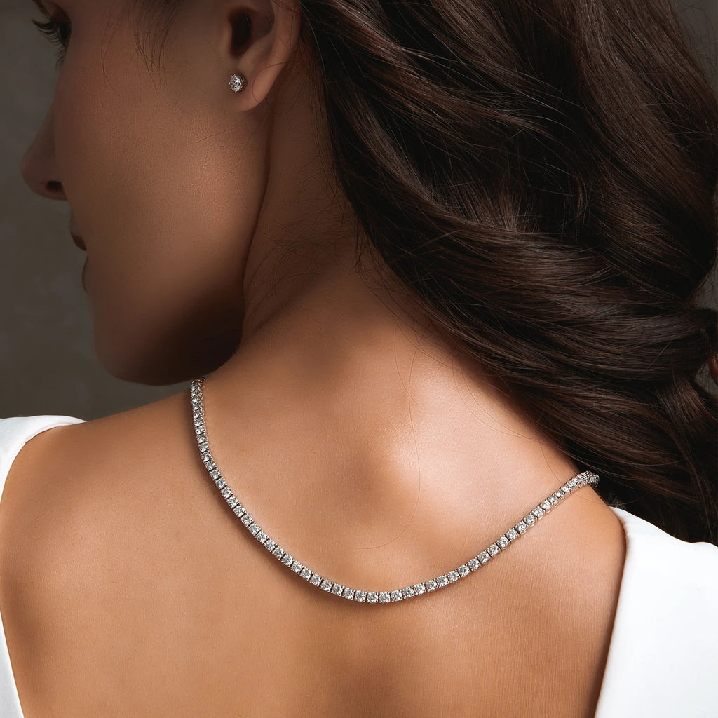 Tennis necklace womens deals