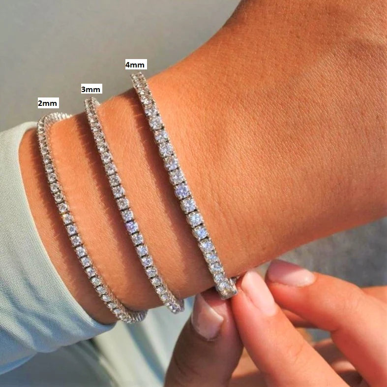 Tennis Bracelets 925 Sterling Silver with cubic zirconia Dolce