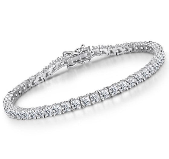 Tennis Bracelets 925 Sterling Silver with cubic zirconia